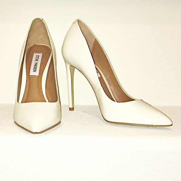 steve madden cream heels